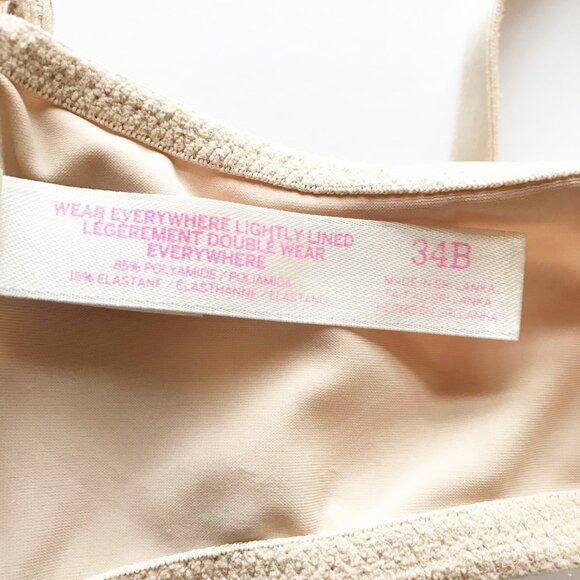 PINK Victoria's Secret Wear Everywhere Lightly Lined Underwire Bra Womens 34B - Picture 5 of 6